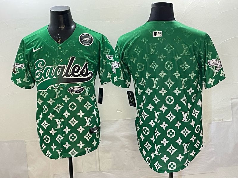 Men 2026 Philadelphia Eagles Blank Green Nike Limited NFL Jersey style 0003->philadelphia eagles->NFL Jersey